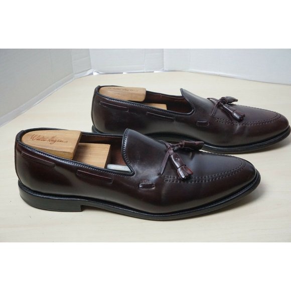 Allen Edmonds Grayson Shell Cordovan Model 8287 Tassle Loafers Sz 11B - Picture 3 of 10